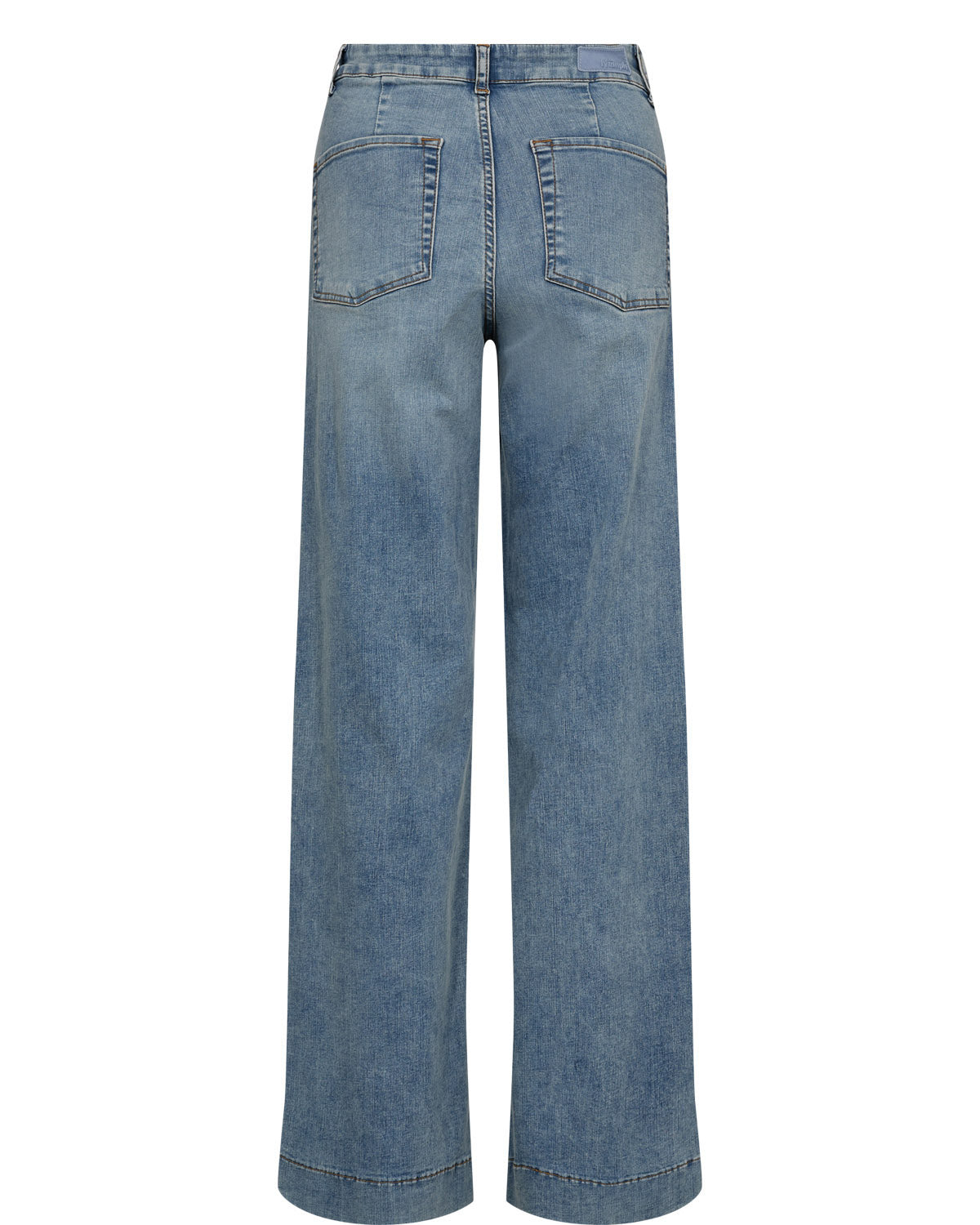 Numph NUPARIS HR WIDE JEANS - P3019 - Light B. Stonewash Denim