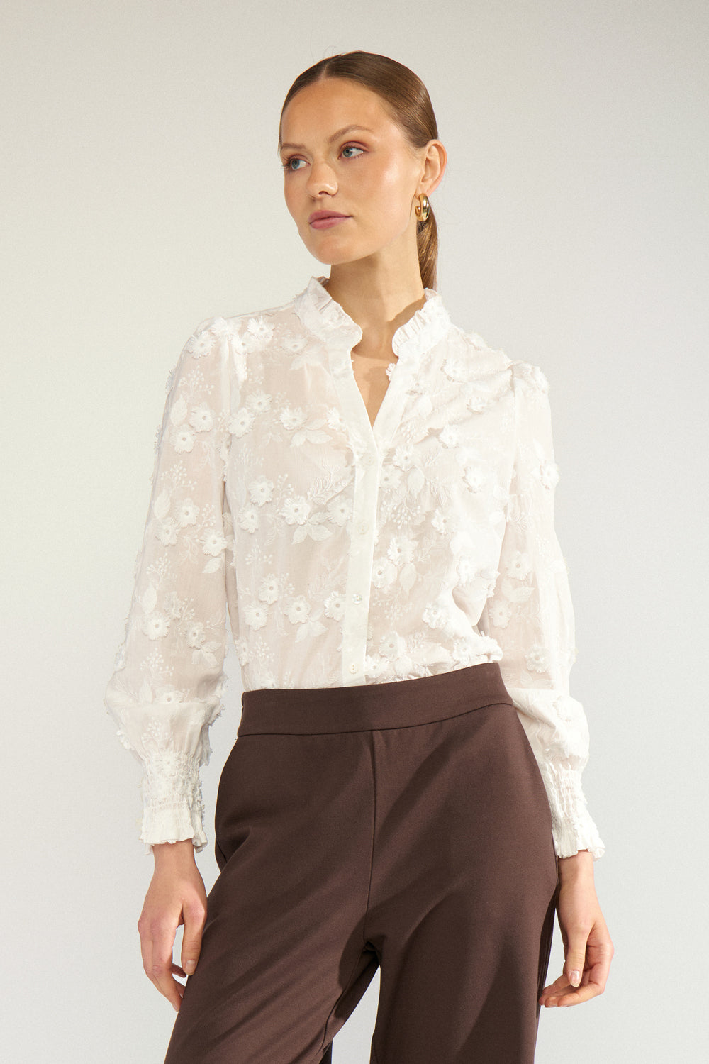 Numph NULENEA SHIRT WHITE