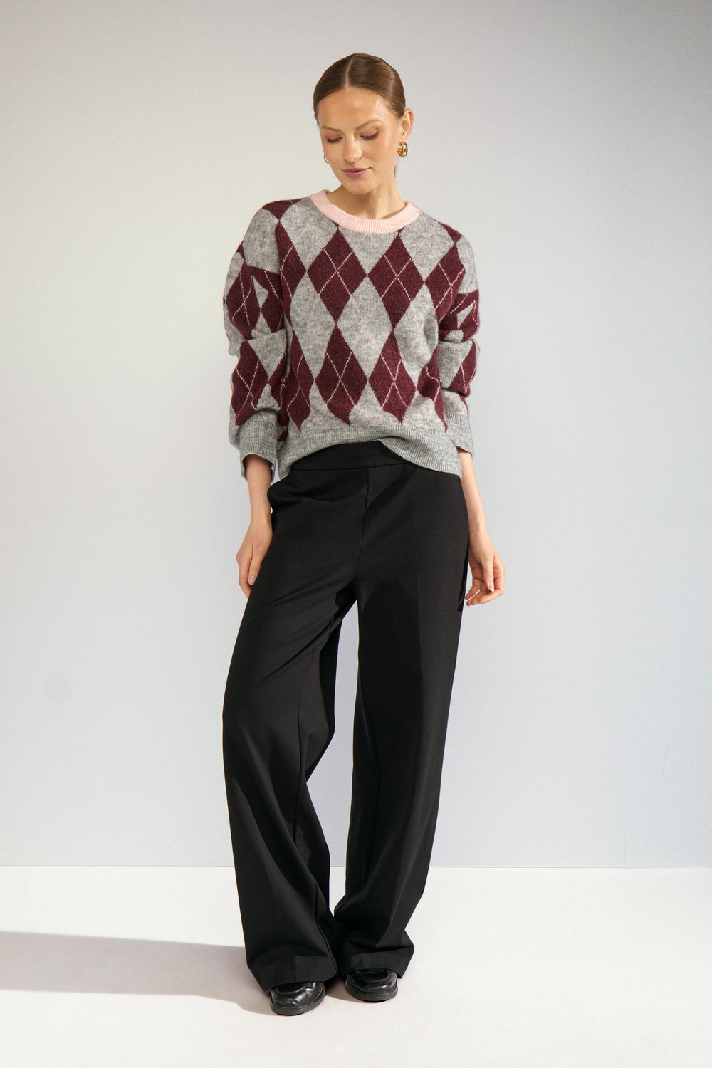 Numph NUTIKLA PULLOVER - Medium Grey mel