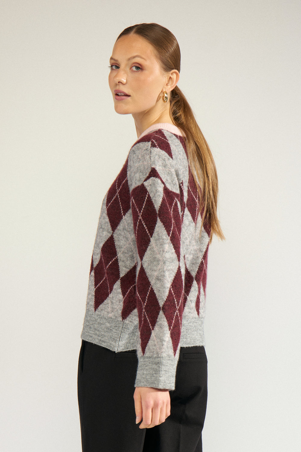 Numph NUTIKLA PULLOVER - Medium Grey mel