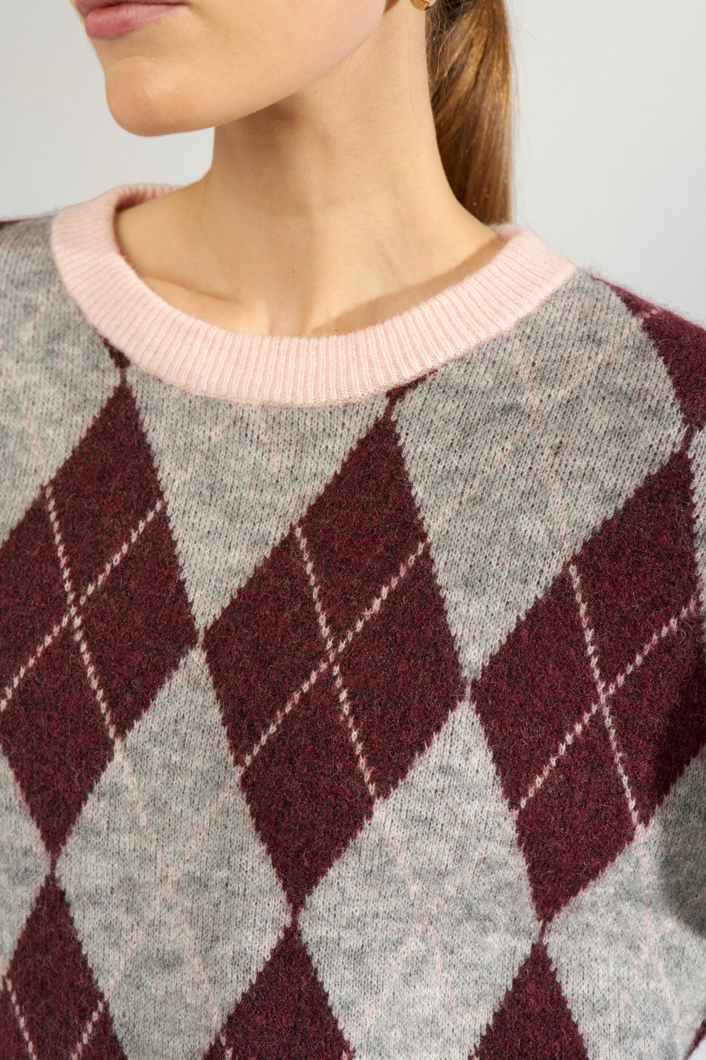 Numph NUTIKLA PULLOVER - Medium Grey mel