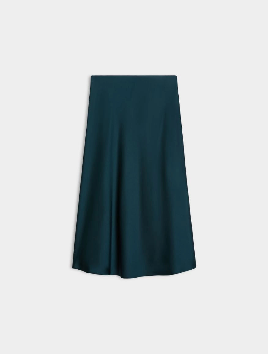 I Blue SATIN SKIRT
Oil