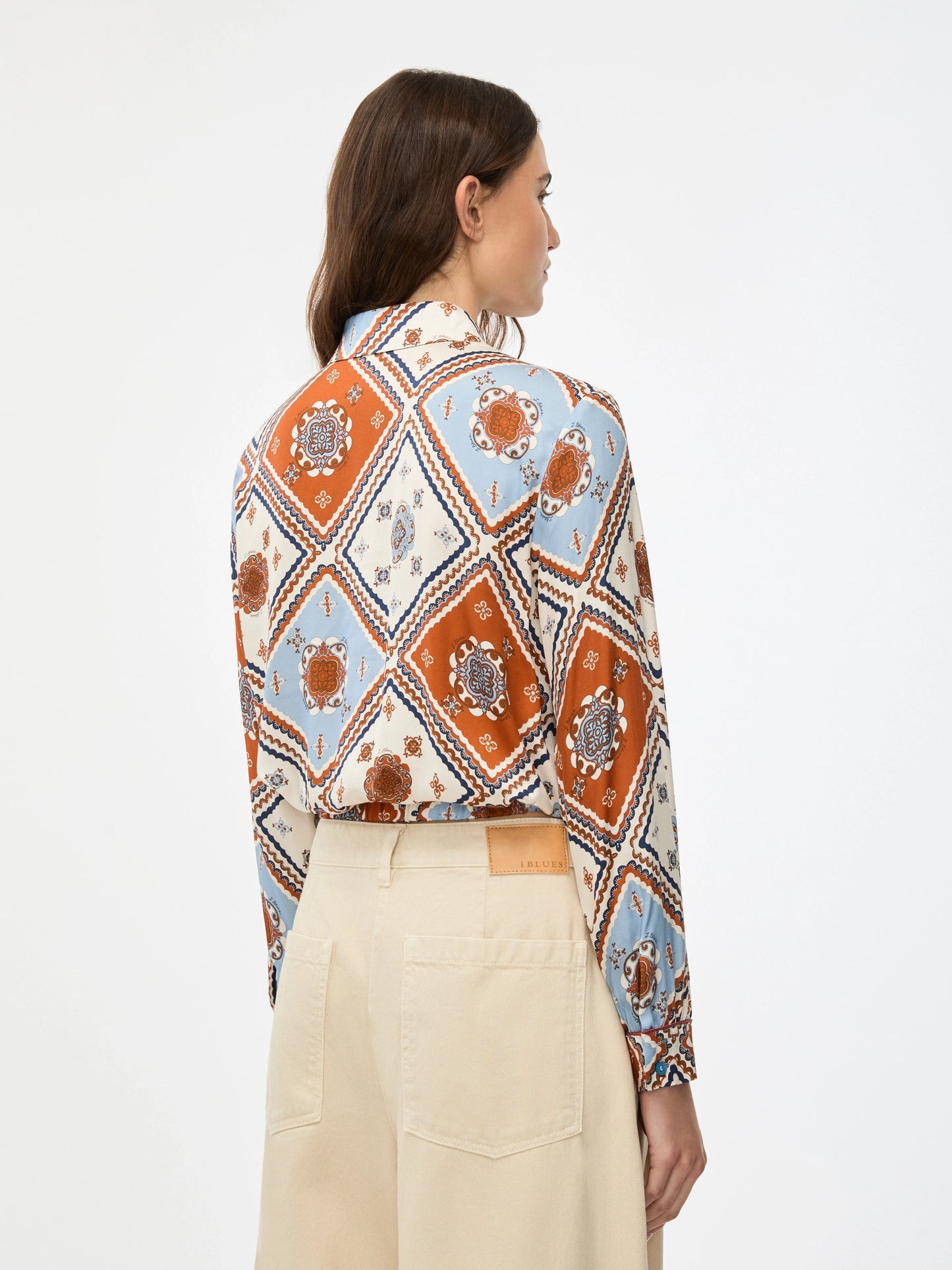 I Blue RELAXED-FIT SHIRT Sky-blue