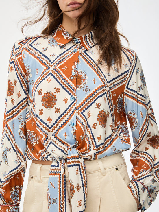 I Blue RELAXED-FIT SHIRT Sky-blue