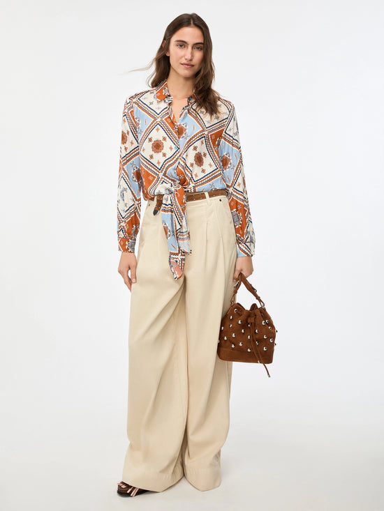 I Blue RELAXED-FIT SHIRT Sky-blue