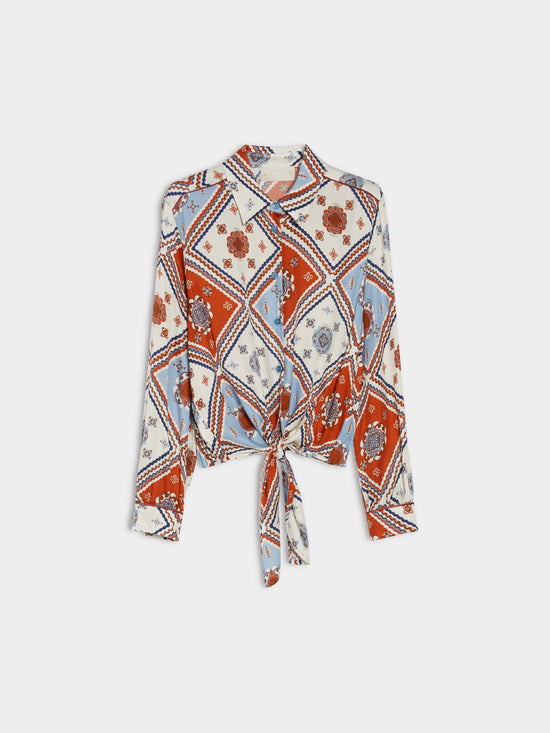 I Blue RELAXED-FIT SHIRT Sky-blue