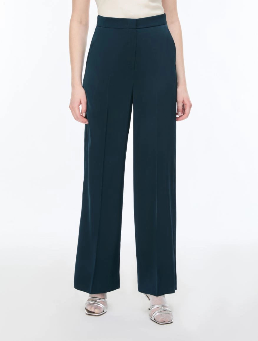 I Blue SATIN TROUSERS
Oil