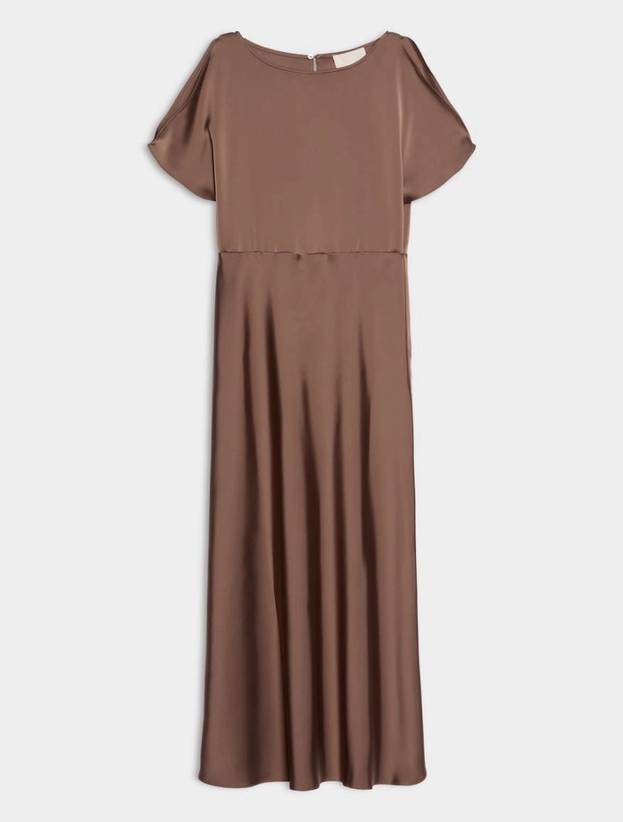 I Blue FLARED DRESS
Brown