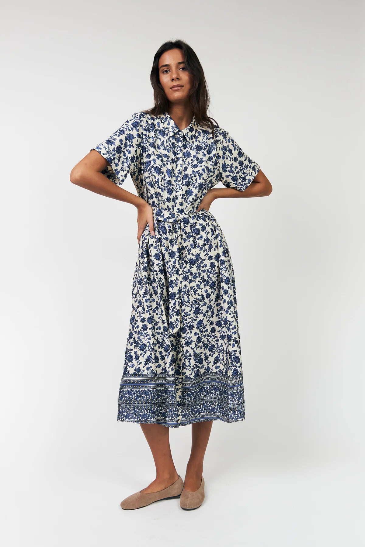 Lollys Laundry BlakeLL Midi Dress Blue