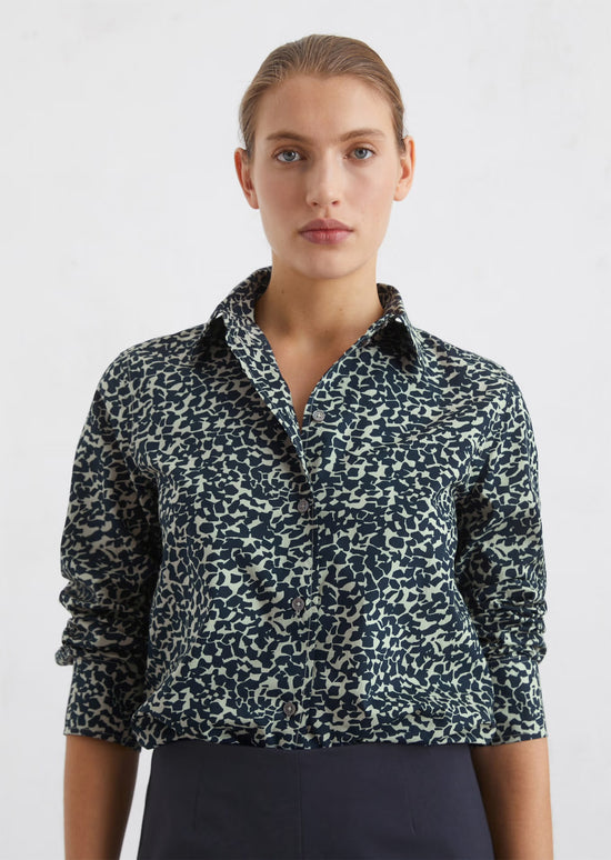 Load image into Gallery viewer, Marc O Polo A-SHAPE BLOUSE MADE FROM PAPERTOUCH POPLIN
