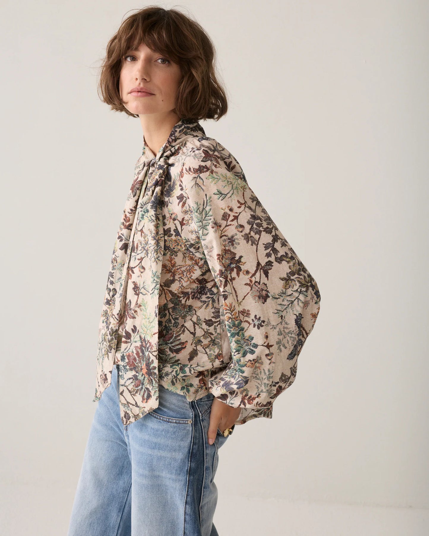 Summum Woman Gobelin-print top