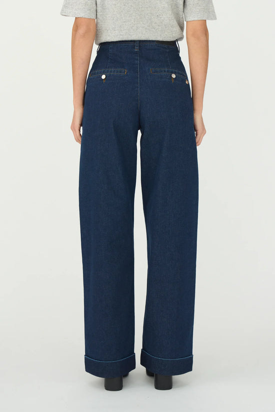 Load image into Gallery viewer, Pieszak PD-Birkin Weekend Cropped Jeans Wash Authentic Denim Blue
