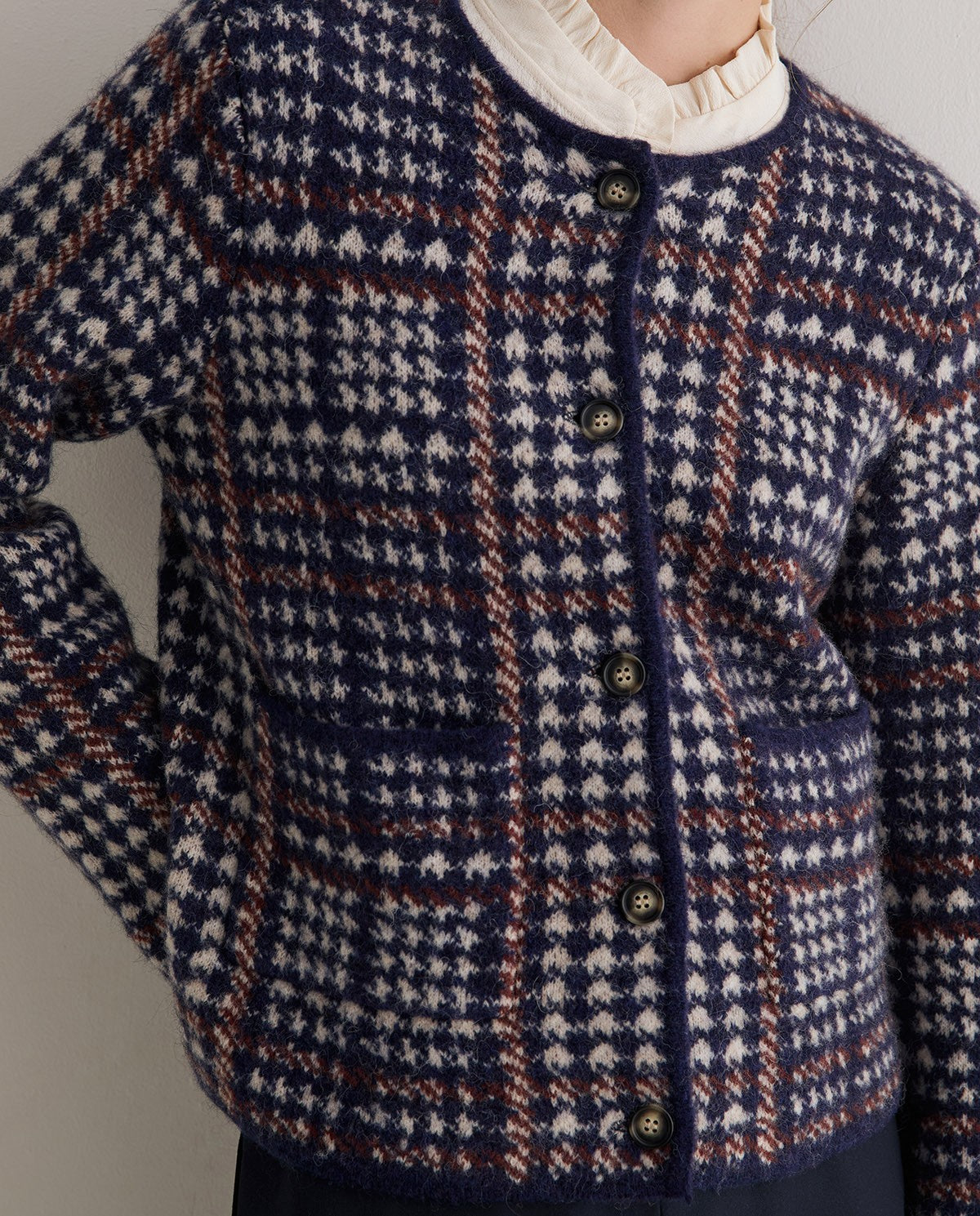 Yerse WOOL-BLEND CARDIGAN