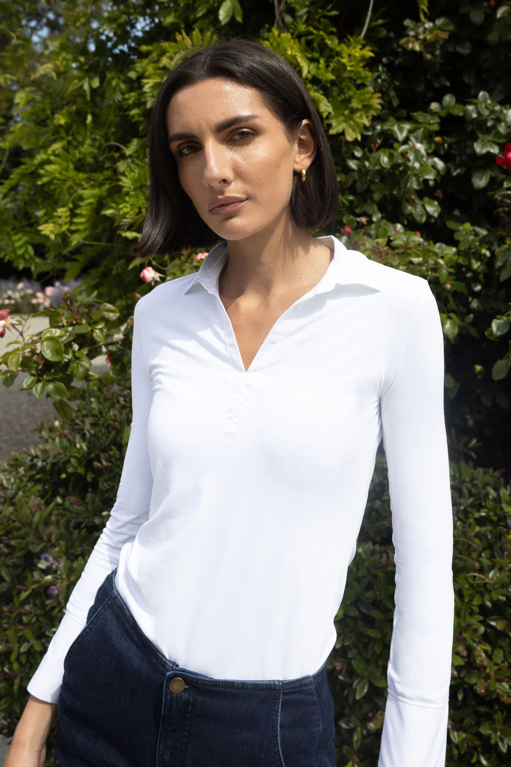 No2mor0 Anna Shirt White