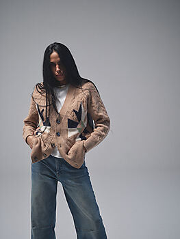 Heyanno MMHRio Quilt Cardigan
Relaxed fit