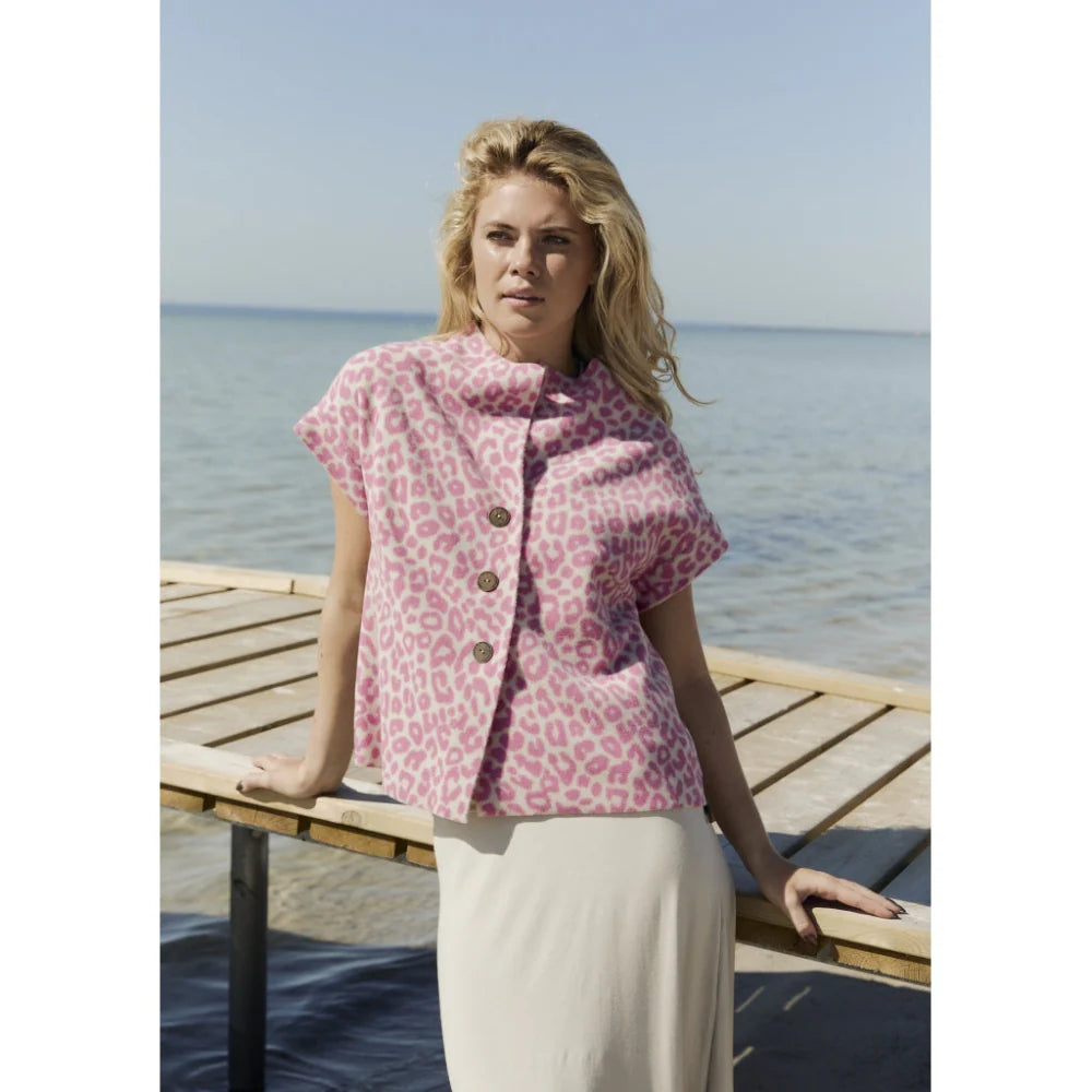 Henriette Steffensen VEST | 7170P Pink Leo