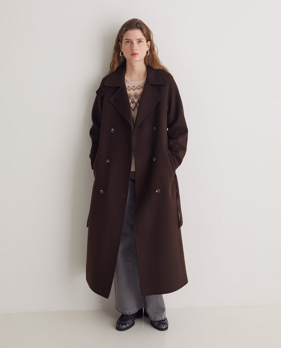 Yerse ECRU COTTON-WOOL BLEND JACQUARD SWEATER