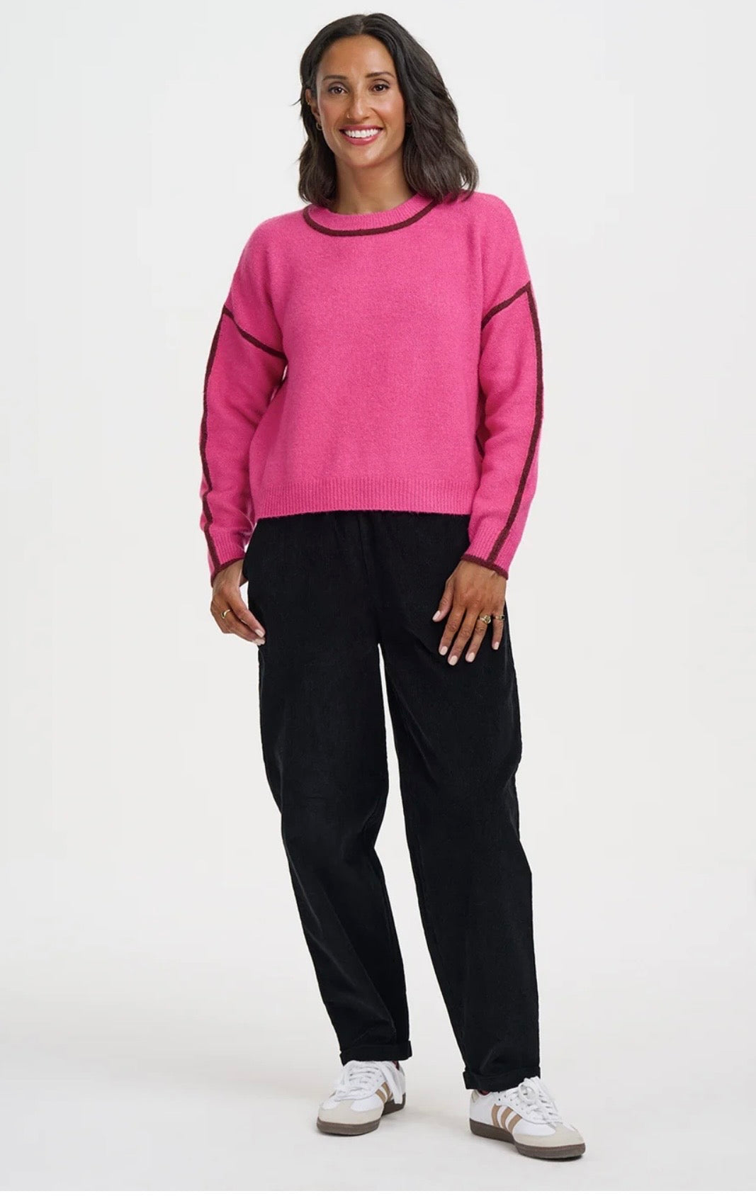 Sugarhill Brighton Rozalia Jumper
Pink Burgundy
