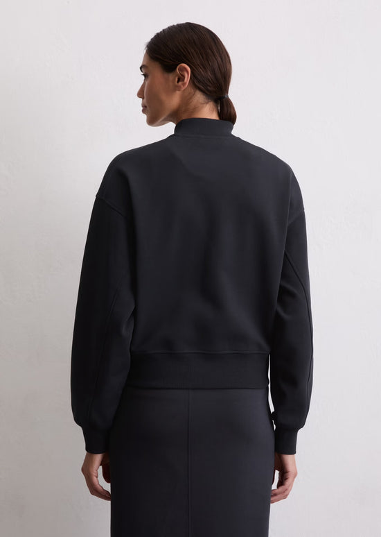 Marc O Polo AVIATOR SWEAT JACKET REGULAR MADE FROM INTERLOCK JERSEY