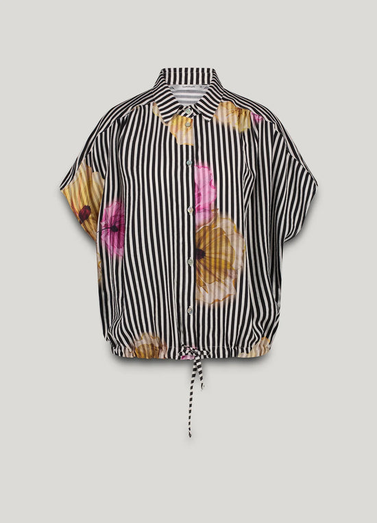 Load image into Gallery viewer, Summum Woman BOXY BLOUSE WITH FLOWER PATTERN
