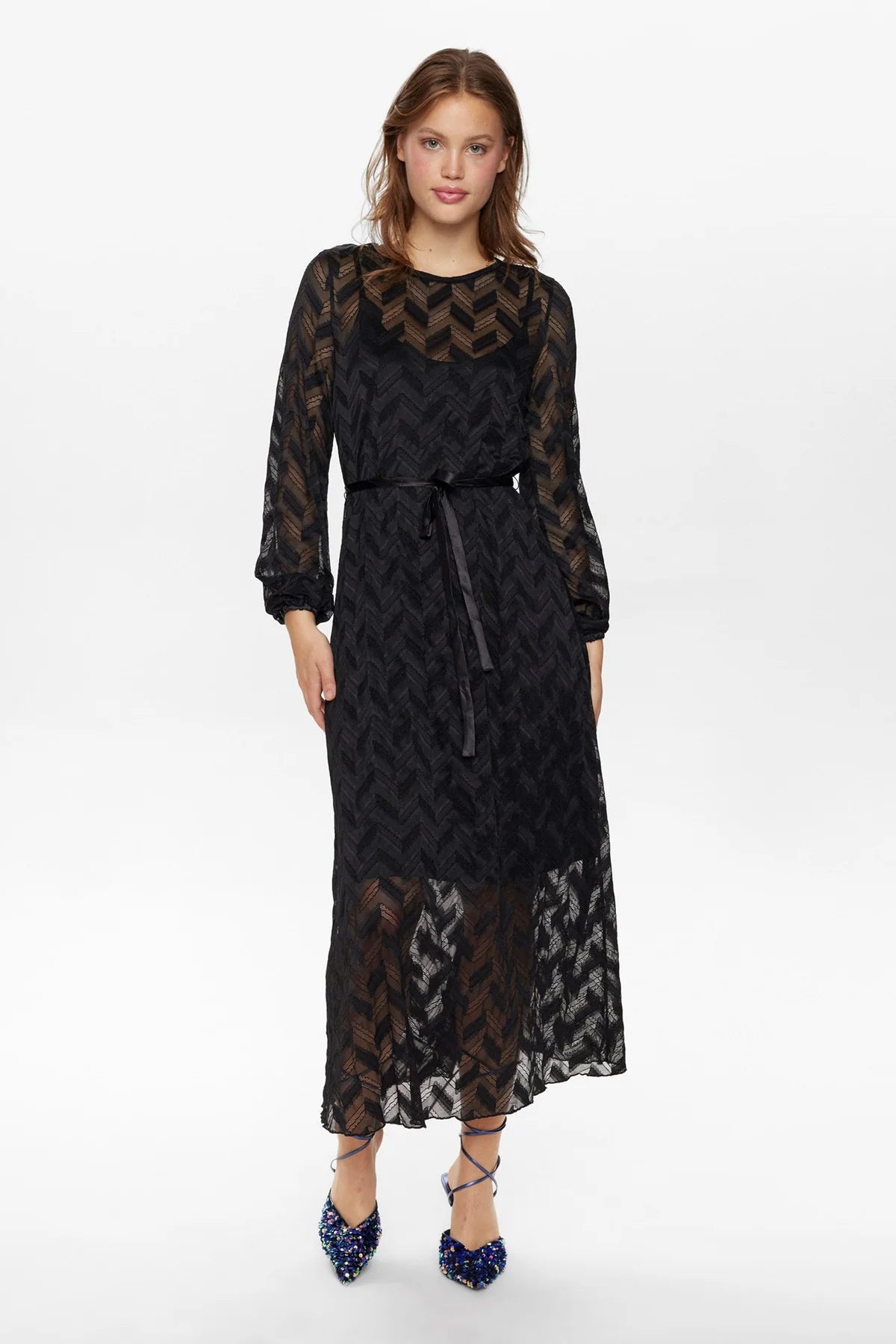 Numph NUMIKA DRESS - Caviar