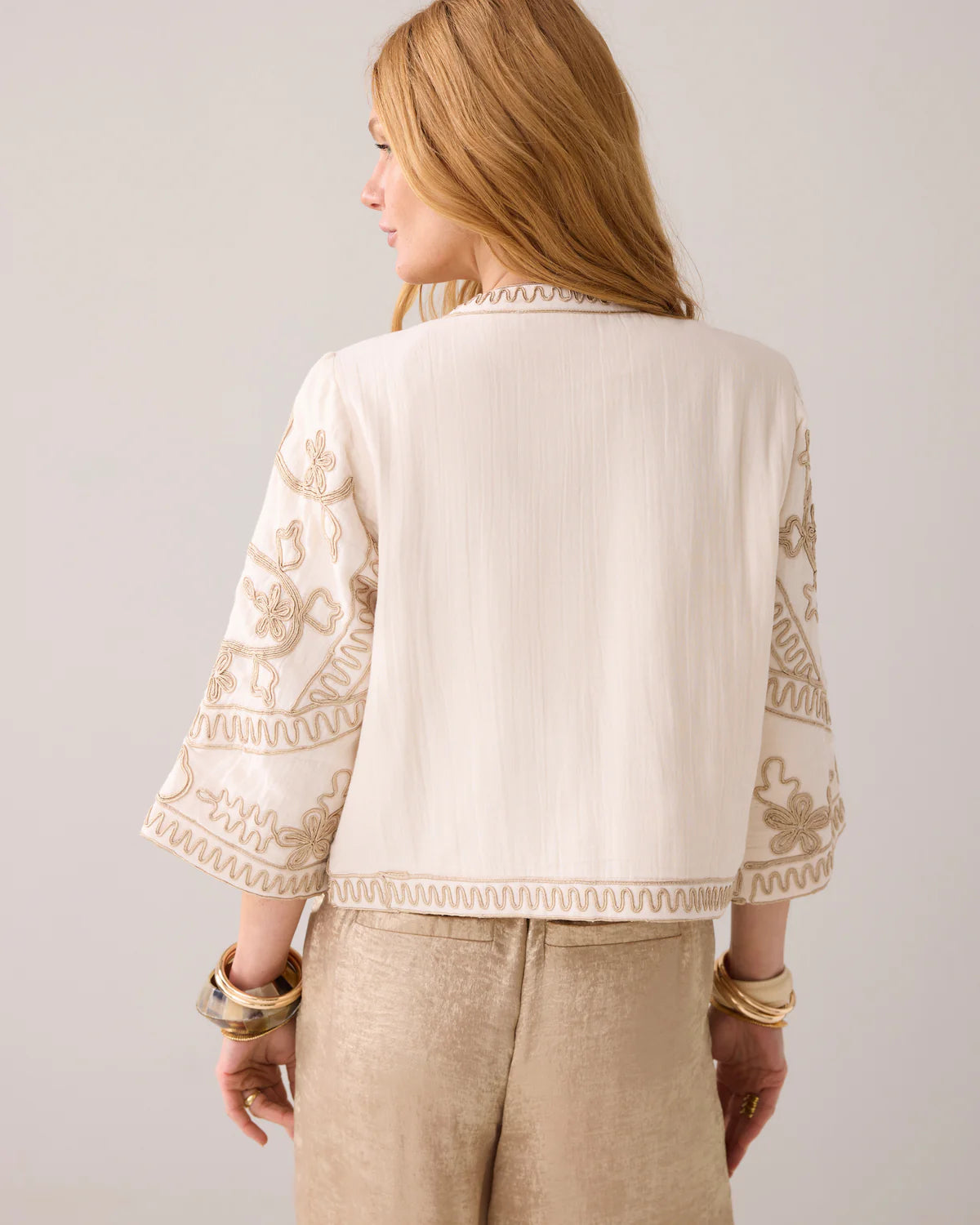 Summum Woman EMBROIDERED KIMONO JACKET