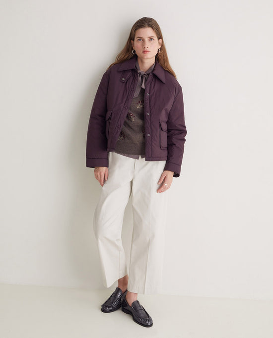 Yerse WOOL-BLEND SWEATER WITH EMBROIDERED FLOWERS