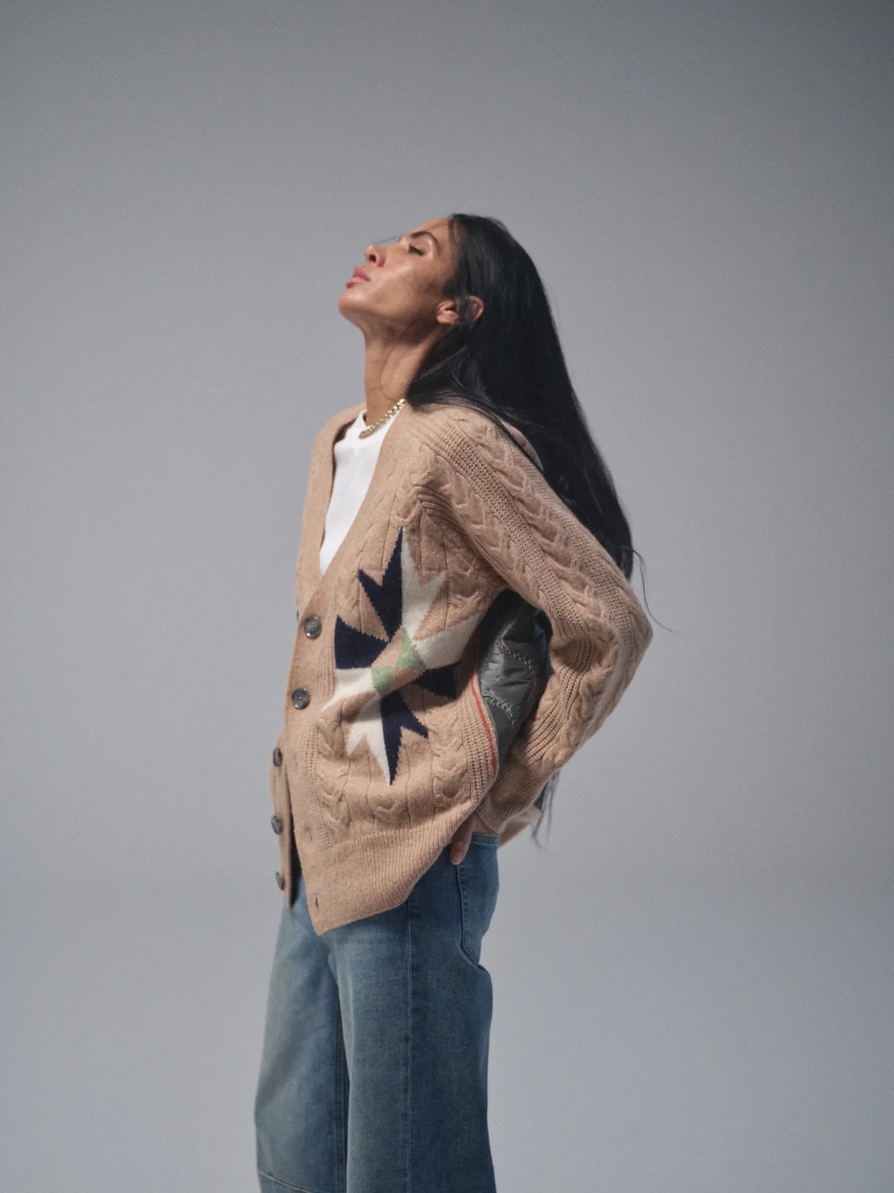 Heyanno MMHRio Quilt Cardigan
Relaxed fit