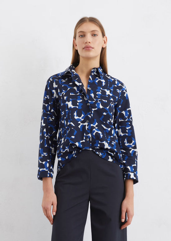 Load image into Gallery viewer, Marc O Polo A-SHAPE BLOUSE MADE FROM PAPERTOUCH POPLIN
