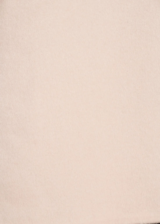 La Fee Maraboutee Mid-length coat in ecru wool