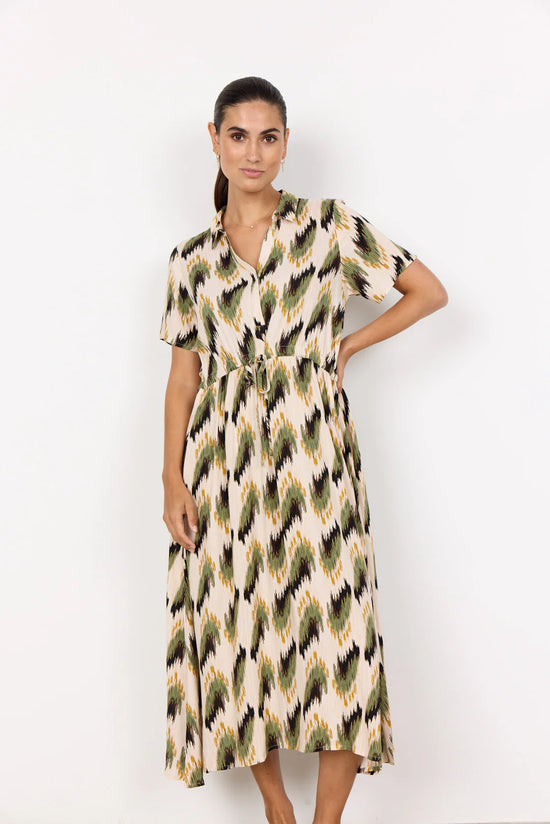 Load image into Gallery viewer, Soya Concept  SC-ROSILDA 4 DRESS GREEN
