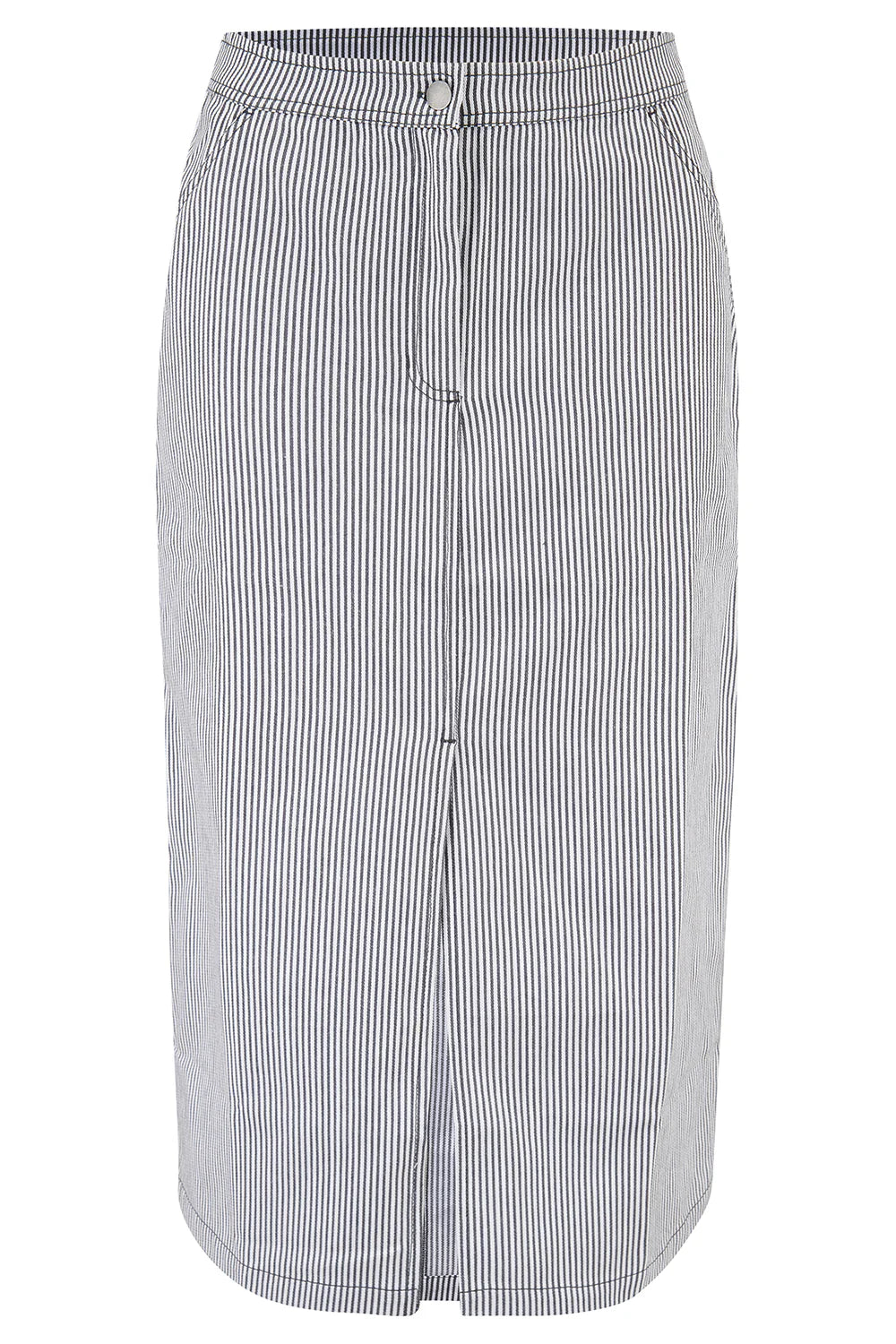 Sugarhill Brighton Amaya Midi Skirt - Monochrome Stripe