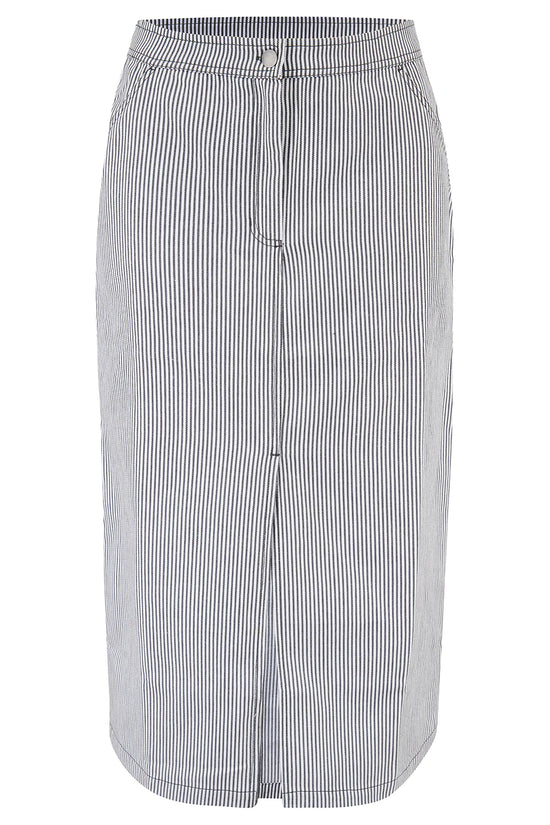 Load image into Gallery viewer, Sugarhill Brighton Amaya Midi Skirt - Monochrome Stripe
