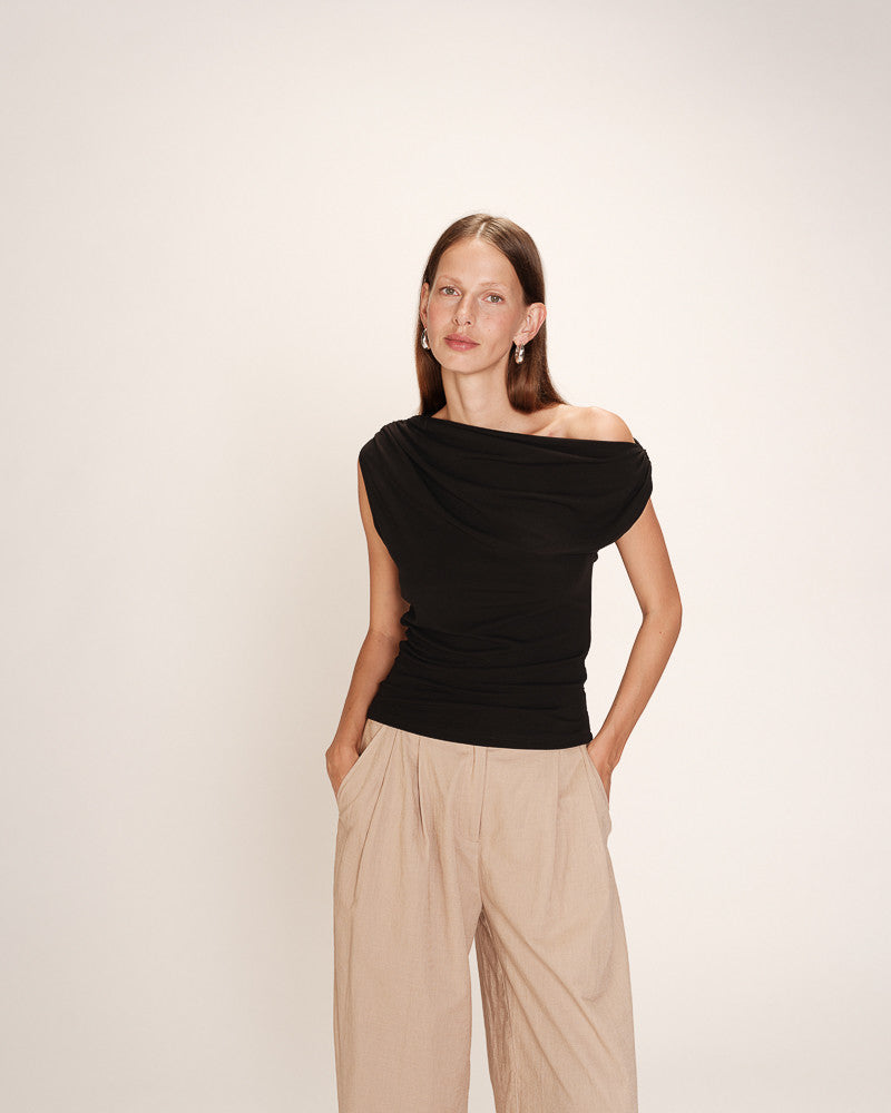 Grace And Mila TOP NOIR ROTONDE