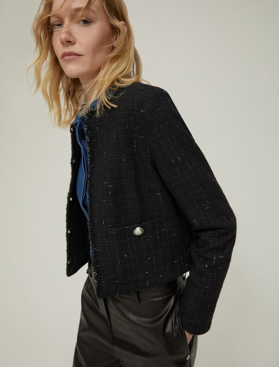 Pennyblack Basketweave lamé jacket