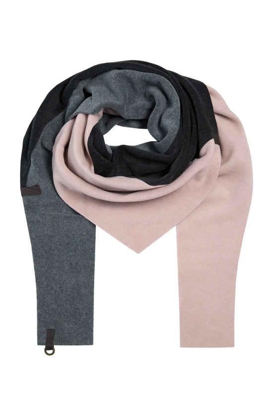 Henriette Steffensen TRIANGLE SCARF NO WASTE | 4078NW GREY/NUDE/SB