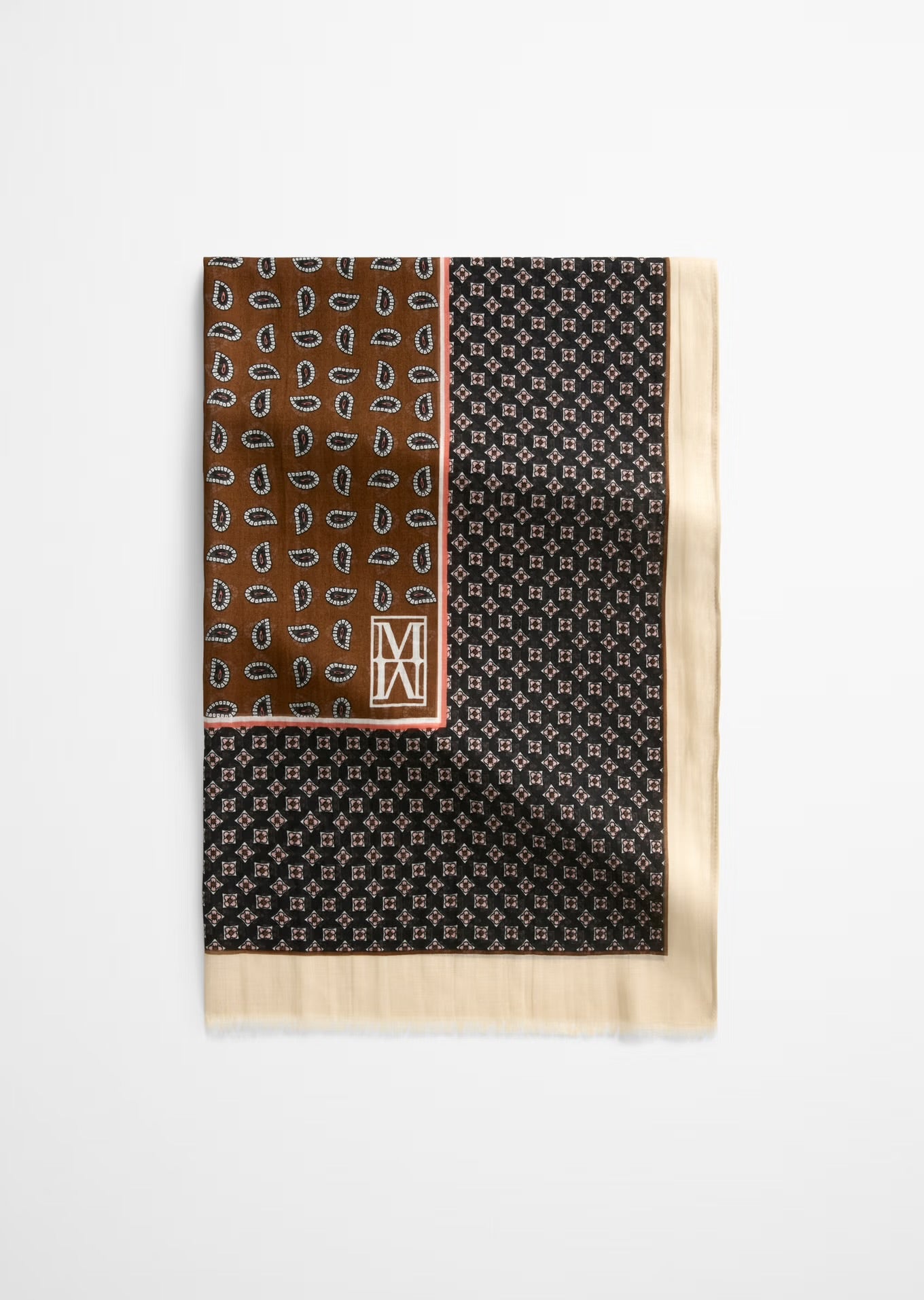 Marc O Polo  SCARF WITH ALL-OVER PRINT WITH TENCEL™ LYOCELL