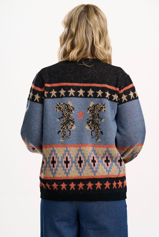 Sugarhill Brighton Yvette Cardigan - Multi, Climbing Tigers