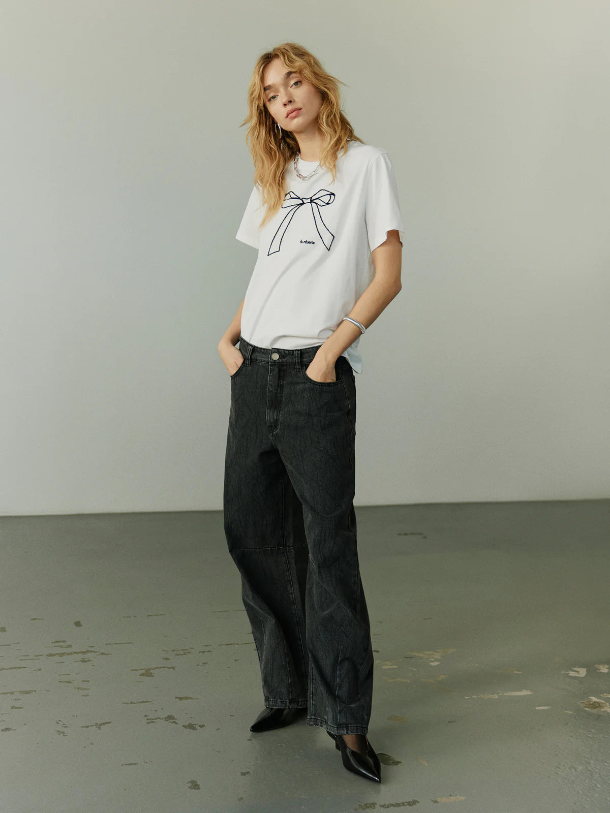 Sofie Schnoor  ZENASW T-SHIRT - SNOW WHITE