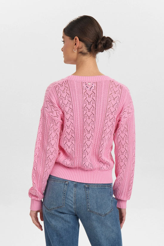 Numph NUMORELLO CARDIGAN - Pink Cosmos