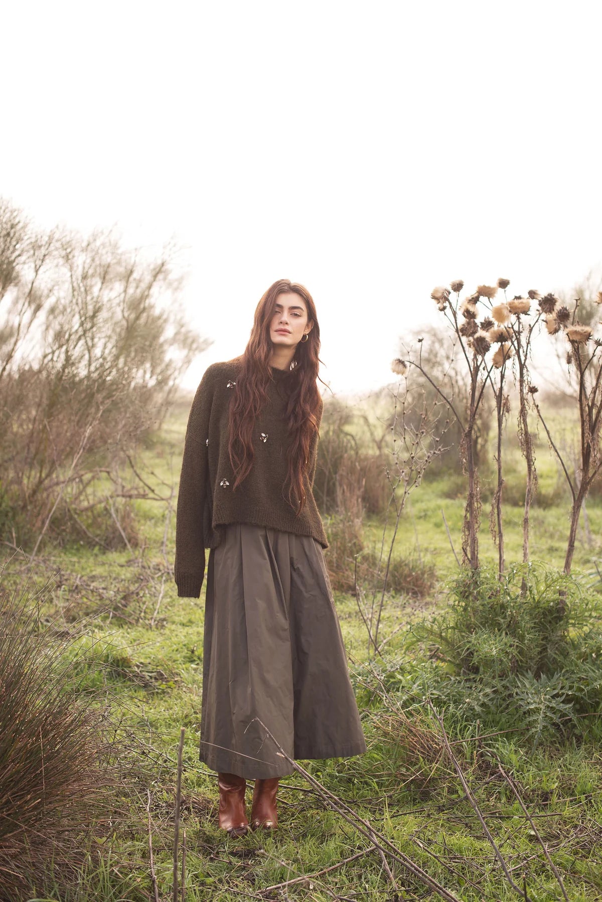 Summum Woman JUMPER WITH BROOCHES