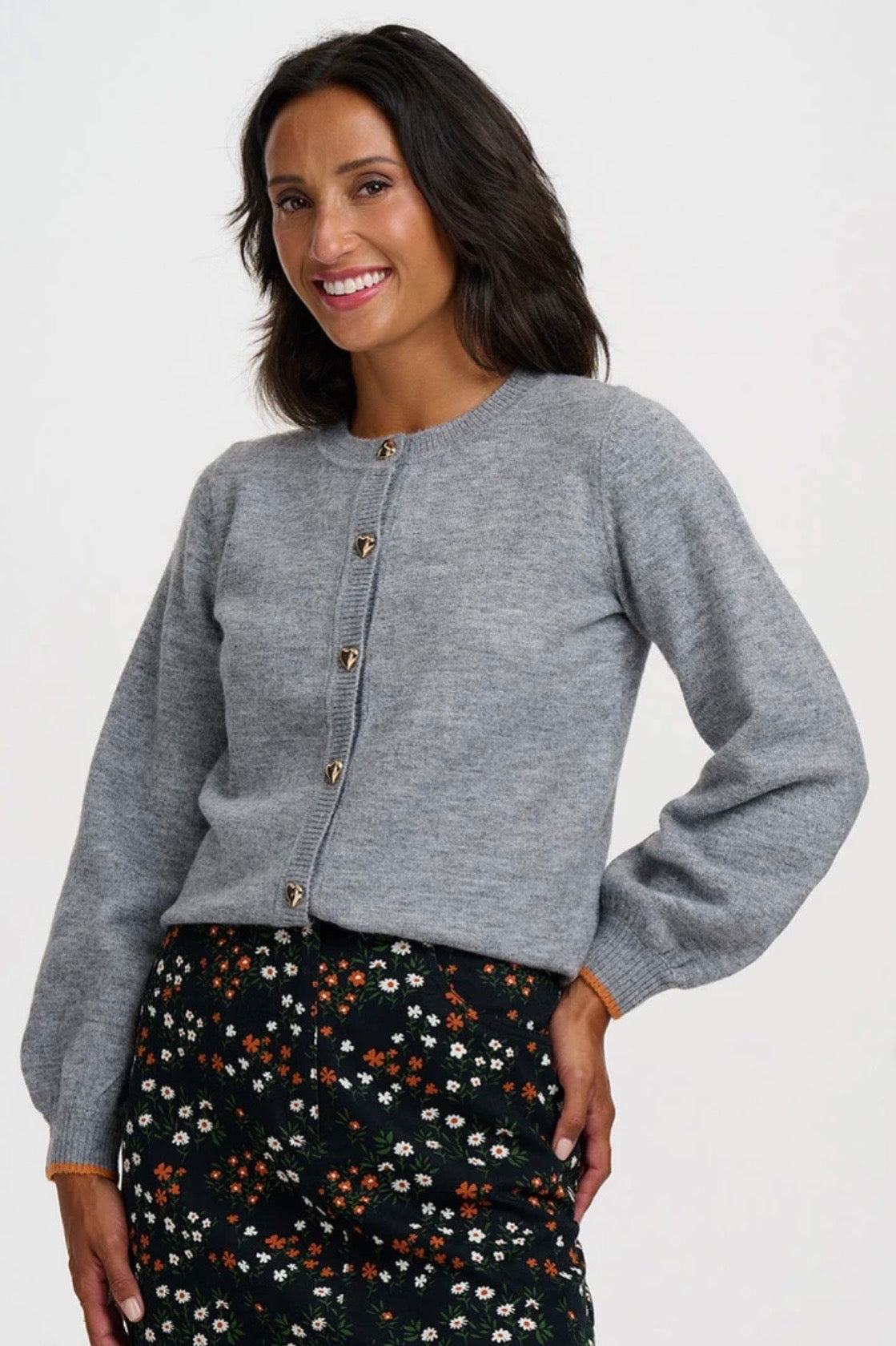 Sugarhill Brighton Glinda Cardigan
Grey Gold Hearts