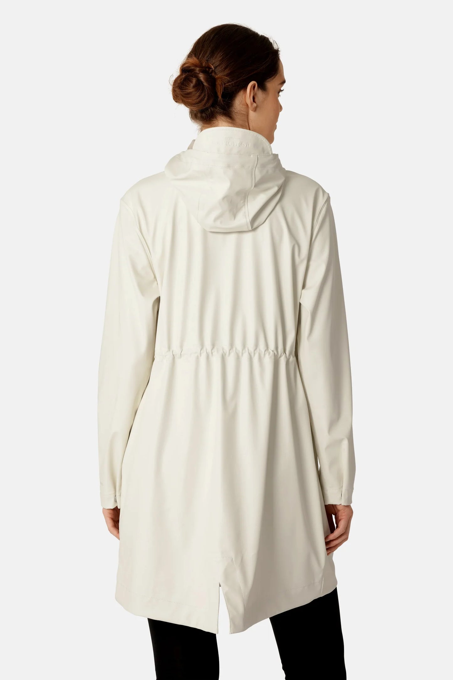 Ilse Jacobsen Long Parka Rain Jacket - Milk Creme