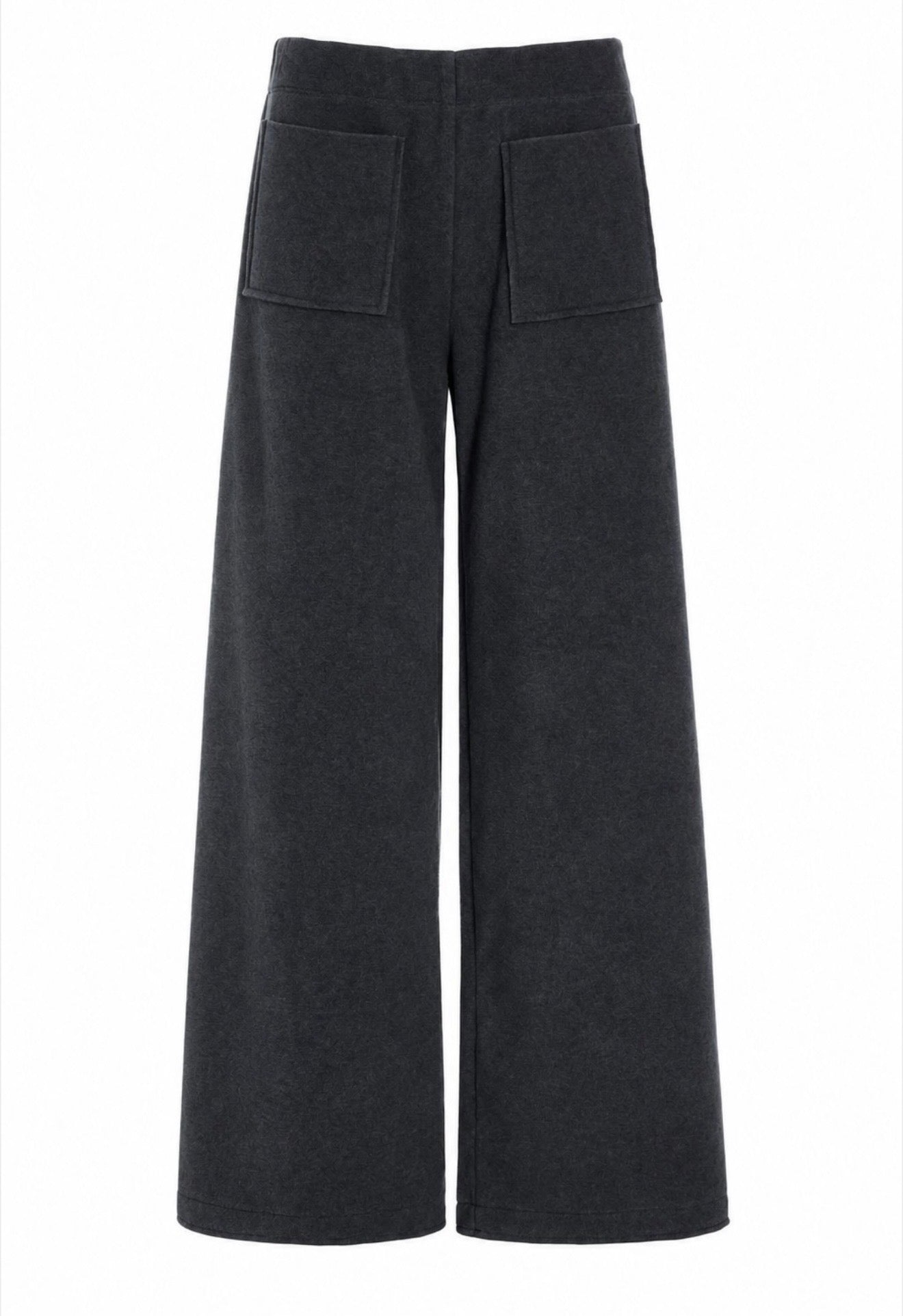 Henriette Steffensen FLARE TROUSERS 3/4 LENGTH 2124/Soft Black