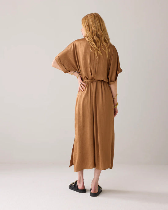 Load image into Gallery viewer, Summum Woman STRAIGHT-FIT DRESS WITH BELT
