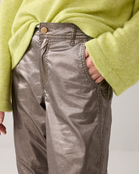 Summum Woman MID-WAIST TROUSERS WITH FOIL PRINT