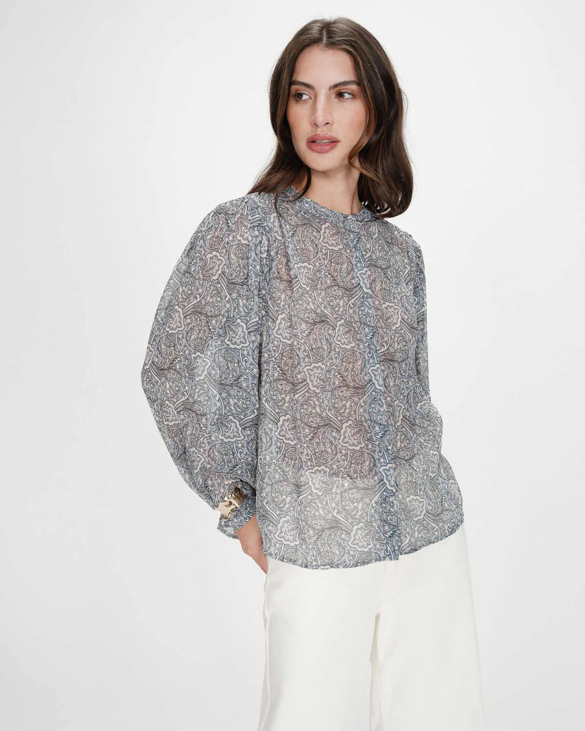 Grace And Mila PRINTED BLOUSE CIEL VERTUEUSE