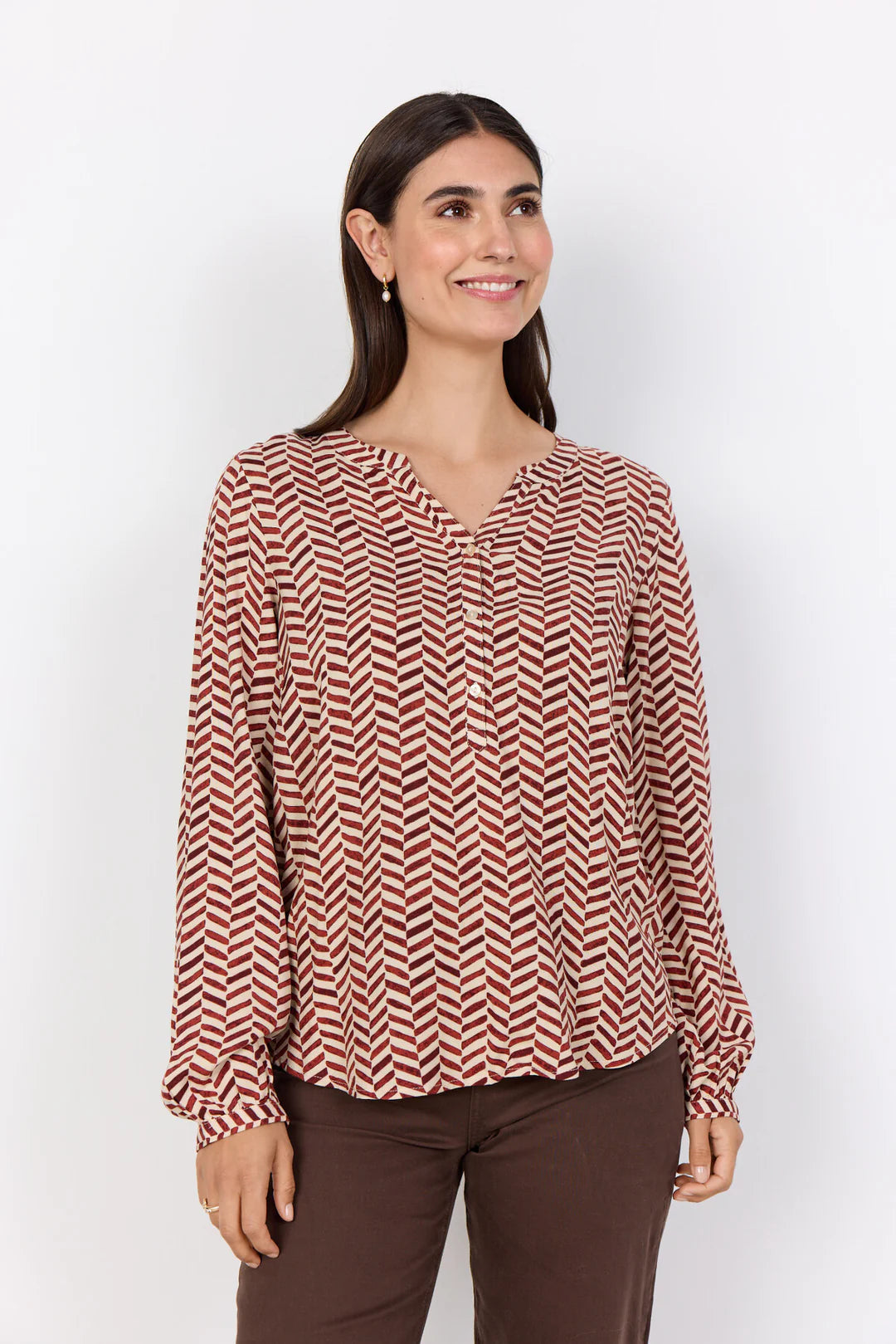 Soya Concept SC-SELIA 2 BLOUSE RED