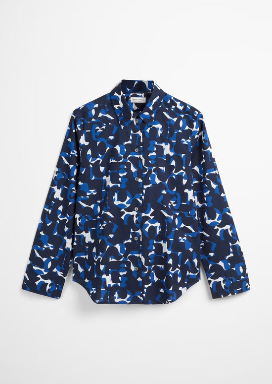 Load image into Gallery viewer, Marc O Polo A-SHAPE BLOUSE MADE FROM PAPERTOUCH POPLIN
