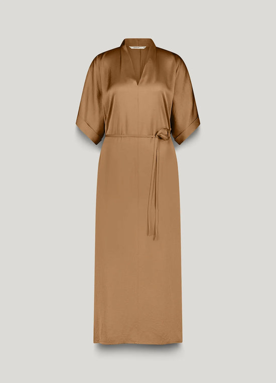 Load image into Gallery viewer, Summum Woman STRAIGHT-FIT DRESS WITH BELT
